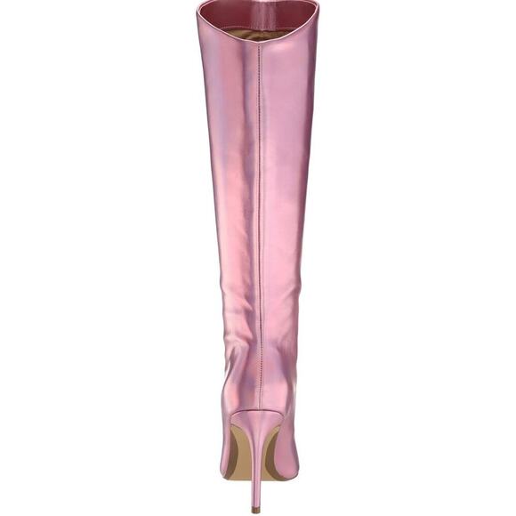 Sarina Boots US 8. Pink Iridescent Pointed-Toe Sabrina carpenter Y2K Barbiecore - Picture 5 of 10